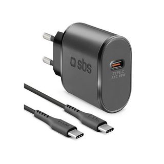 Kit avec chargeur secteur 15W et câble USB-C - USB-C-SBS