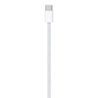 Câble de charge tissé USB-C Apple 1 m pour tablette et PC portable Blanc