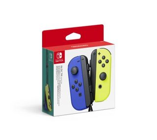 Nintendo Paire de manettes Joy-Con Bleue & Jaune Néon pour Switch