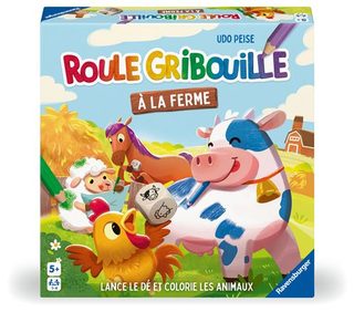 Ravensburger Jeu classique Roule Gribouille à la ferme