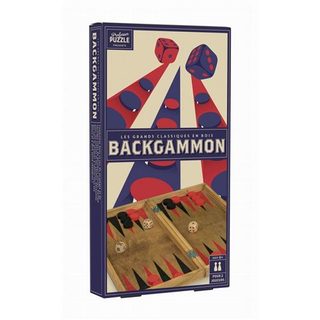 Professor Puzzle Backgammon Bois Vintage