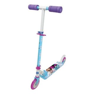 Smoby Patinette pliable 2 roues Frozen 2 - Guidon réglable 73/78/83 cm, antidérapante pour garçon