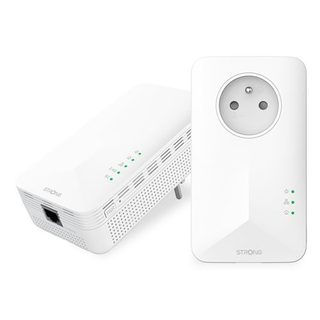 Kit 2 prises CPL Strong Wi-Fi 1000 Blanc