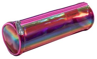 Trousse scolaire ronde en TPU Exacompta 1 compartiment Colorama