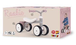 Smoby Porteur Rookie Rose en métal pour enfant dès 12 mois