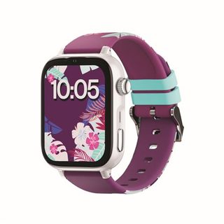 SaveFamily SaveWatch Plus 2 GPS Boitier blanc avec bracelet silicone violet Maui