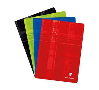 Clairefontaine cahier a4 grands carreaux 96 pages, 90gr/m²