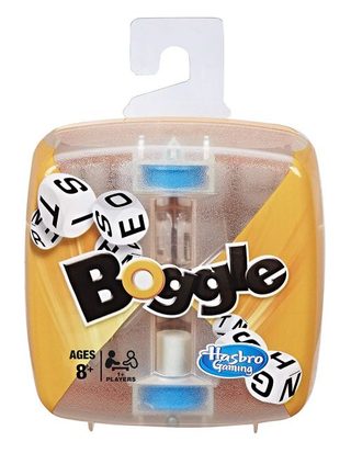 Hasbro Boggle, Jeu De Société De Voyage, Jeu De Réflexion Rapide Pour Petits Et Grands,, Des 8 Ans