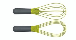 Fouet en silicone 2 en 1 Joseph Joseph Twist™ Vert et Gris