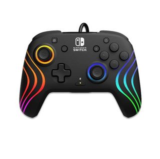 Manette filaire Pdp Afterglow Wave Noir pour Nintendo Switch