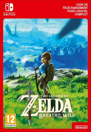 Code de téléchargement The Legend of Zelda Breath of the Wild Nintendo Switch