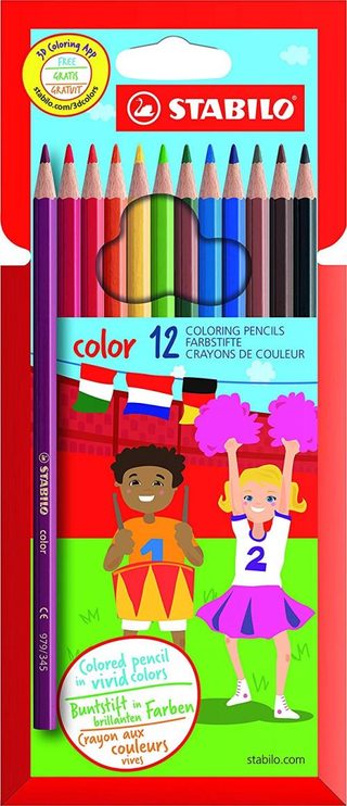Etui de 12 crayons de couleur Stabilo Color