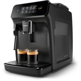 Philips 1200 series Série 1200 Noir mat EP1220/00 Machine expresso broyeur, 2 boissons, mousseur lait