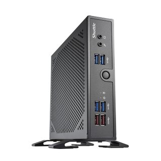 Shuttle XPC slim Barebone DS50U7, i7-1355U, 2x LAN (1x 2.5Gbit ,1x 1Gbit), 1xCOM,1xHDMI,1xDP, 1x VGA, fanless, fonctionnement pe