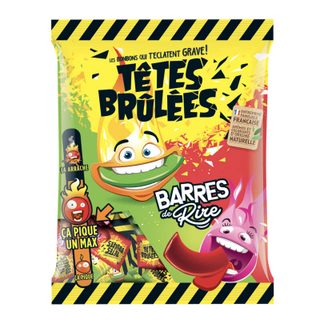 Têtes Brulées barres de rire bonbons 200g