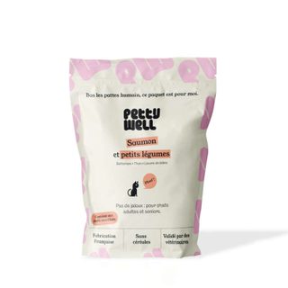 Petty Well croquette pour chat saumon et petits légumes 1kg