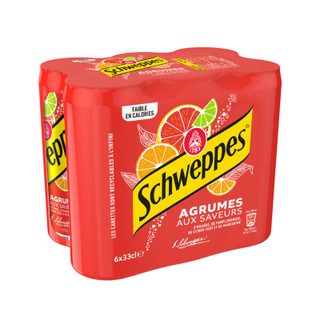 Schweppes soda agrumes 6x33cl