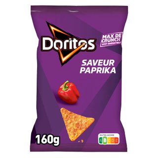 Doritos chips tortilla goût paprika 160g