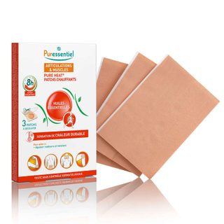 Puressentiel articulations patchs chauffants aux 14 huiles essentielles x3