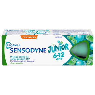 Sensodyne dentifrice pro-émail menthe douce 6-12 ans junior