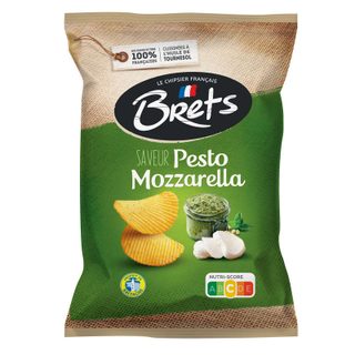 Brets chips saveur pesto mozarella 125g