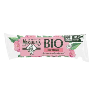 Le petit marseillais recharge gel douche bio hydratant rose sauvage 250ml