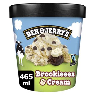 Ben & Jerry's Ben & jerry's glace en pot brookieees & cream 388g