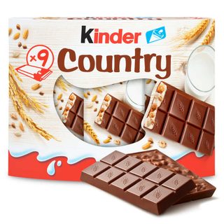 Kinder country barre céréalière enrobée de chocolat au lait 211g