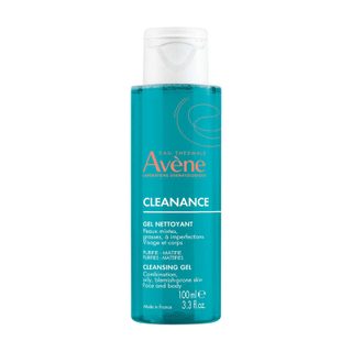 Eau thermale av√®ne - cleanance - gel nettoyant purifiant matifiant - peaux mixte, grasse √ä imperfections ou √ä tendance acneique 100ml