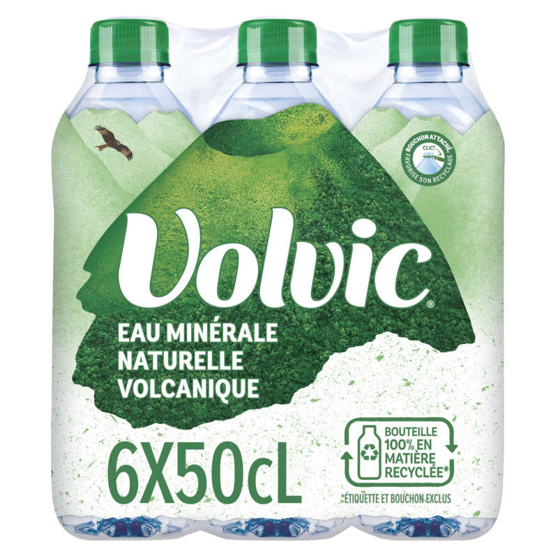 Volvic eau minérale naturelle volcanique 6x50cl