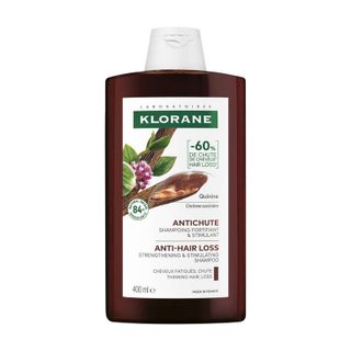 Klorane quinine shampoing fortifiant à la quinine & edelweiss bio 400ml