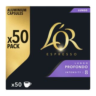 L'or café en capsules lungo espresso x50 260g