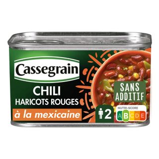 Cassegrain chili de haricots rouges à la mexicaine 430g