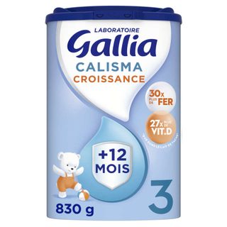 Laboratoire gallia lait de croissance en poudre dès 12 mois 830g