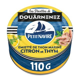 Petit Navire Le Mariné Émietté de thon au citron & thym - 110 g
