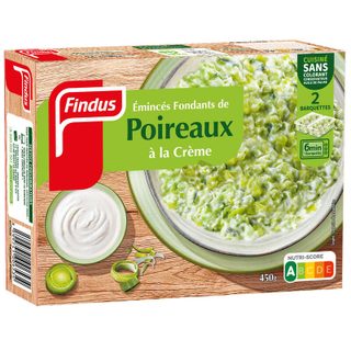 Findus émincés fondants poireaux à la crème 450g