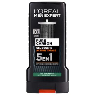 Men expert gel douche homme action totale 5en1 pure carbon 300ml