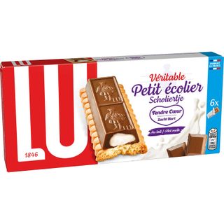 Petit Écolier Lu tendre cœur biscuits nappés au chocolat au lait 120g