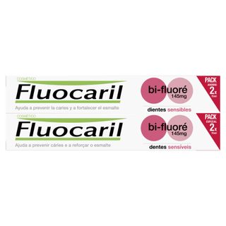 Fluocaril dentifrice dents sensibles bi-fluoré 2x75ml
