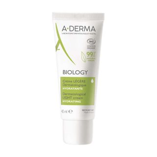 A-derma biology crû´me lûˋgû´re dermatologique hydratante bio 40ml