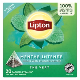 Lipton thé vert aromatisé menthe intense x20 - 32g