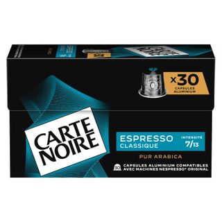 Carte Noire 30 capsules alu espresso classique n°7 - 165g