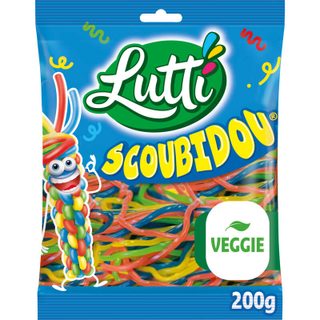 Lutti bonbons scoubidou aux goû£ts fruitûˋs 200g