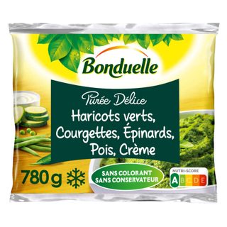 Bonduelle légumes cuisinés en purée délice 780g