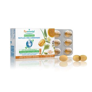Puressentiel respiratoire pastilles 3 miels aromatiques x18 pastilles