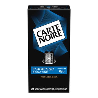 Carte noire 10 capsules alu espresso décaféiné n°5 - 57g