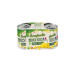 Bonduelle Grains de maïs doux bio 2 x 140 g