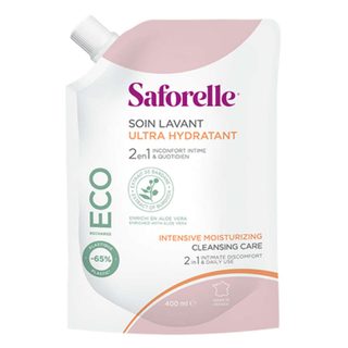 Saforelle soin lavant ultra hydratant eco recharge 400ml