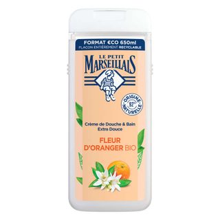 Le petit marseillais crème de douche fleur d'oranger bio 650ml