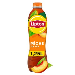 Lipton Ice Tea pêche - Lot de 6 bouteilles en PET 1,25L